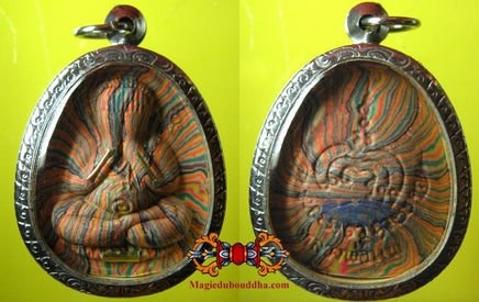 Amulettes protectrice multicolores du Bouddha Phra Pidta - Wat Pikul Thong (Temple du Très Vénérable LP Pae). La Magie du Bouddha.