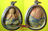 Amulettes protectrice multicolores du Bouddha Phra Pidta - Wat Pikul Thong (Temple du Très Vénérable LP Pae). La Magie du Bouddha.