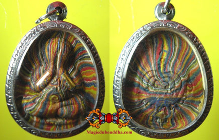 Amulettes protectrice multicolores du Bouddha Phra Pidta - Wat Pikul Thong (Temple du Très Vénérable LP Pae). La Magie du Bouddha.