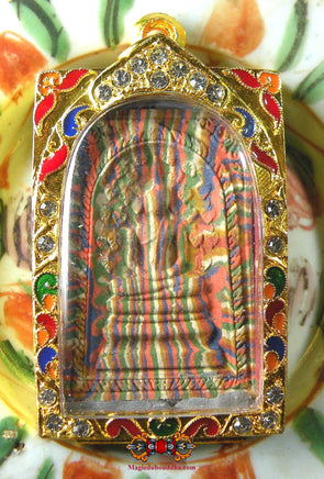 Grande amulette Phra Somdej arc en ciel - Wat Nok. La Magie du Bouddha.