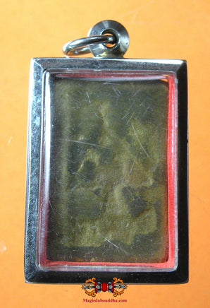 Amulette Thaï du Bouddha Phra Somdej en bronze. La Magie du Bouddha.