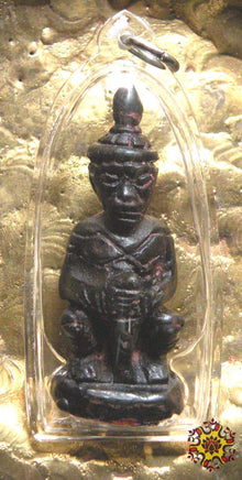 Amulette Thaï ancienne d'un ermite Lersi médecin. La Magie du Bouddha.