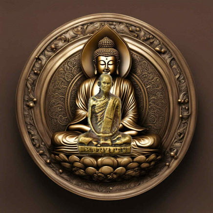 Amulette ancienne Roop Lor du Vénérable Luang Phor Doem (Wat Nongpo, 1860–1951) La Magie du Bouddha.
