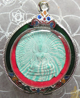 Amulette du Bouddha Phra Phuttha Chinarat (+ Roi Rama V) - Très Vénérable LP Pae. La Magie du Bouddha.
