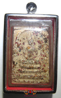 Amulette Phra Somdej en pierres reliques sacrées Phratat - Wat Phratat Bangphuan. La Magie du Bouddha.
