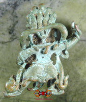 Amulette Tibétaine ancienne Thogchag en bronze de Chana Dorje. La Magie du Bouddha.