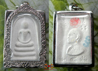 Amulette Phra Somdej blanche - Très Vénérable LP Pae. La Magie du Bouddha.