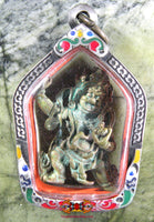 Amulette Tibétaine ancienne Thogchag en bronze de Chana Dorje. La Magie du Bouddha.