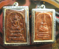 Grandes amulettes Phra Somdej en pierre relique Phratat Namthan. La Magie du Bouddha.