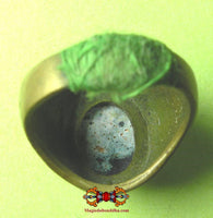 Bague bénie Thaï ancienne du Très Vénérable LP Doem. La Magie du Bouddha.