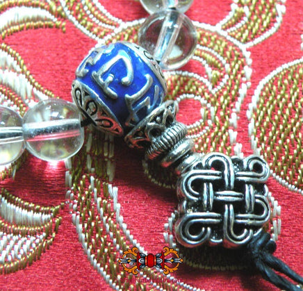 Chapelet Tibétain mala de cristal - Pour les pratiques méditative de purification. La Magie du Bouddha.