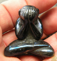 Grande amulette Phra Pidta en alliage Mekkapat bleu – Protection ésotérique par un Ajarn de la lignée de LP Nah La Magie du Bouddha.