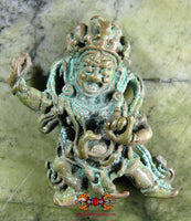 Amulette Tibétaine ancienne Thogchag en bronze de Chana Dorje. La Magie du Bouddha.