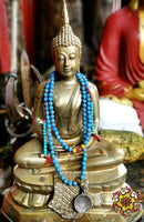 Chapelet tibétain mala pour la pratique du Bouddha de médecine Sangye Menla. La Magie du Bouddha.