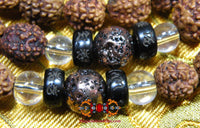 Chapelet de Shiva en graines sacrées Rudraksha. La Magie du Bouddha.