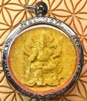 Amulette tantrique de Ganesh – Bénédiction 2008 au Wat Phra Mahatat La Magie du Bouddha.