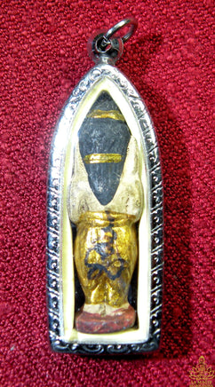 Petite amulette Thaï de Ganesh debout. La Magie du Bouddha.