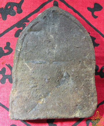 Tablette votive ancienne du Très Vénérable LP Khom du Wat Païrong Hua. La Magie du Bouddha.