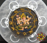 Grande amulette de Kali et Ganesh - Temple de Ban Thep Phrasit. La Magie du Bouddha.
