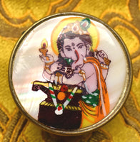 Vase de fortune hindouiste de Ganesh (années 80) La Magie du Bouddha.