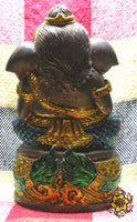Statuette alchimique de Phra Pikanet (Ganesh) - Très Vénérable LP Dooh. La Magie du Bouddha.