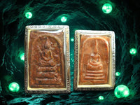 Grandes amulettes Phra Somdej en pierre relique Phratat Namthan. La Magie du Bouddha.