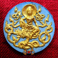 Collection de neuf grandes amulettes Jatukham Rammathep. La Magie du Bouddha.