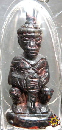Amulette Thaï ancienne d'un ermite Lersi médecin. La Magie du Bouddha.