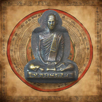 Amulette originale en bronze de Luang Phor Doem – Bords non découpés – Wat Nong Pho