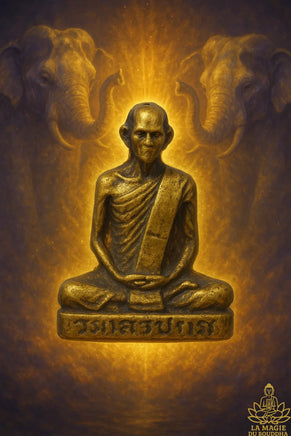 Amulette ancienne Roop Lor du Vénérable Luang Phor Doem (Wat Nongpo, 1860–1951) La Magie du Bouddha.