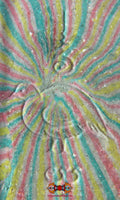 Amulette thai du Bouddha Phra Somdej multicolore. La Magie du Bouddha.