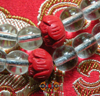 Chapelet Tibétain mala de cristal - Pour les pratiques méditative de purification. La Magie du Bouddha.