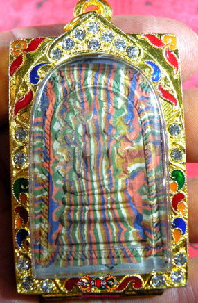 Grande amulette Phra Somdej arc en ciel - Wat Nok. La Magie du Bouddha.