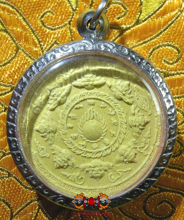 Amulette Thaï jaune de Ganesh - Wat Sala Khruen. La Magie du Bouddha.