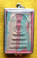 Grandes amulettes Phra Somdej multicolores anciennes. La Magie du Bouddha.