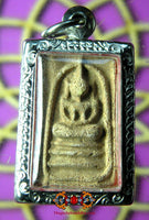 Petite amulette Phra Somdej (avec pierres reliques) - Très Vénérable LP Foo. La Magie du Bouddha.