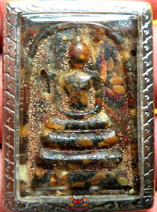 Collection de trois amulettes Phra Somdej - Wat Rakhang. La Magie du Bouddha.