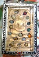 Précieuses amulettes Phra Somdej (avec reliques sarira) - Wat Pichaya Yatikharam. La Magie du Bouddha.