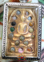 Précieuses amulettes Phra Somdej (avec reliques sarira) - Wat Pichaya Yatikharam. La Magie du Bouddha.