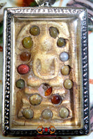 Précieuses amulettes Phra Somdej (avec reliques sarira) - Wat Pichaya Yatikharam. La Magie du Bouddha.