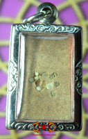 Petite amulette Phra Somdej (avec pierres reliques) - Très Vénérable LP Foo. La Magie du Bouddha.