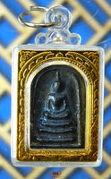 Rare amulette Phra Somdej Saïloong alchimique - Très Vénérable LP Kuay. La Magie du Bouddha.