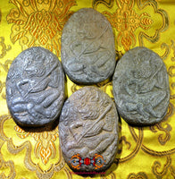 Tablette votive Lersi tatoueur à face de tigre. La Magie du Bouddha.