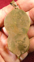 Pendentif Népalais de Ganesh en céramique rouge. La Magie du Bouddha.