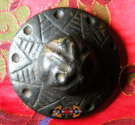 Grand talisman Thogchag Sino-Tibétain Vimana en pierre magnétique. La Magie du Bouddha.