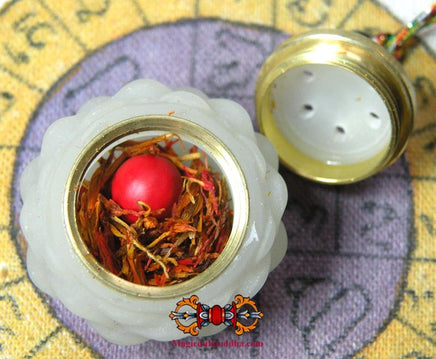 Pilule sacrée Tibétaine Tsépamé Rilbu - Sa Sainteté le Dalaï Lama. La Magie du Bouddha.