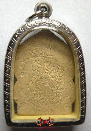 Amulette Thaï du Bouddha Phra Puthajao et Hanuman - Très Vénérable LP Foo (Wat Bang Samak). La Magie du Bouddha.