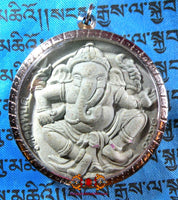 Grande amulette Luang Phor Sothorn et Ganesh - Wat Kharuhabodi La Magie du Bouddha.