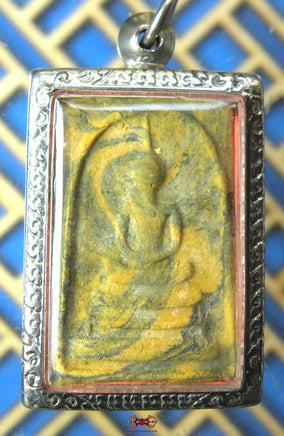 Rares amulettes anciennes Phra Somdej Lai Seuar Luang - Très Vénérable LP Mum. La Magie du Bouddha.