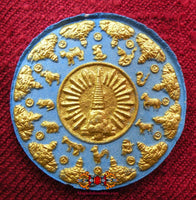 Collection de neuf grandes amulettes Jatukham Rammathep. La Magie du Bouddha.